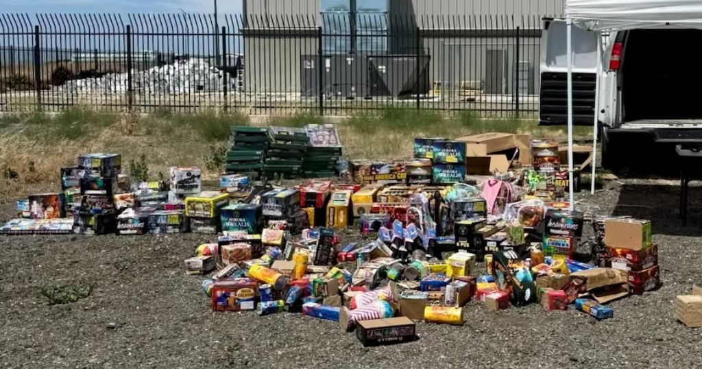 Rio Vista police seize 1,622 pounds of illegal fireworks, 1 arrested