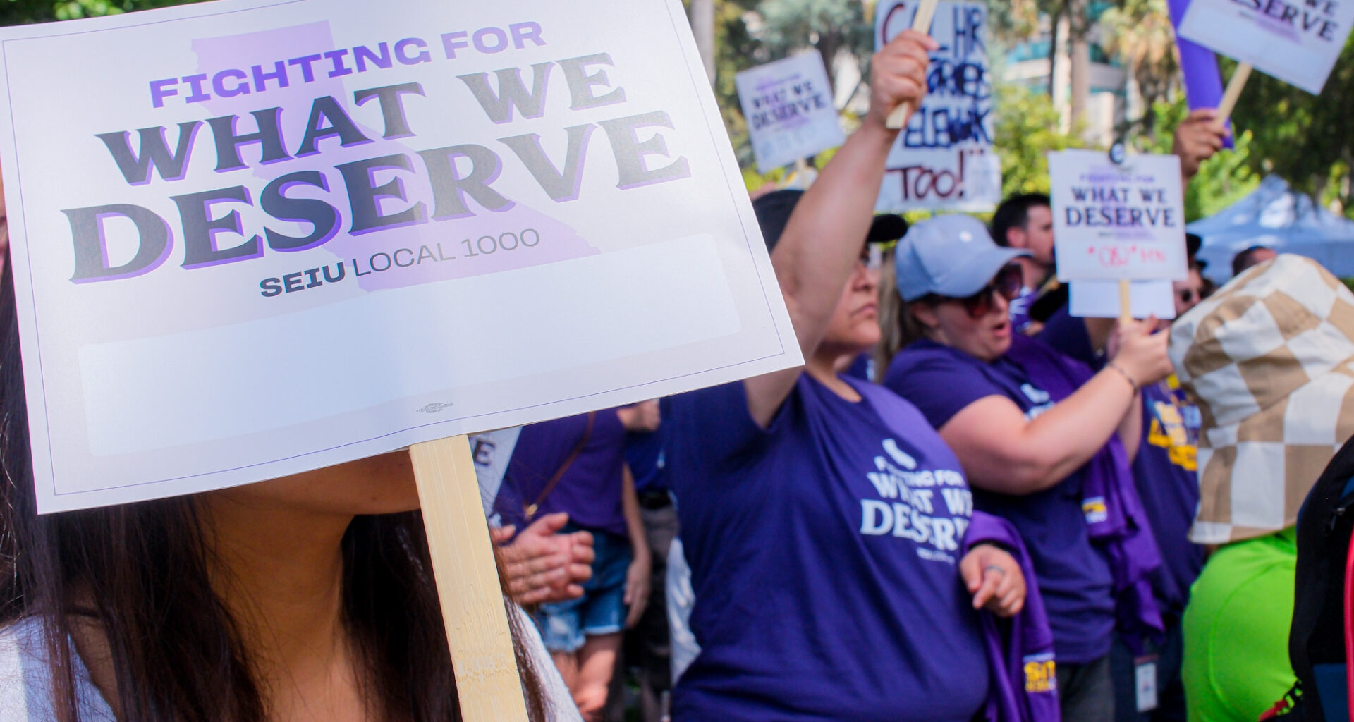 California’s state workers protest as return to office mandate takes effect