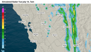 Monsoon moisture to bring triple digits to Sacramento CA