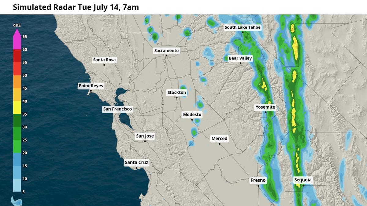 Monsoon moisture to bring triple digits to Sacramento CA