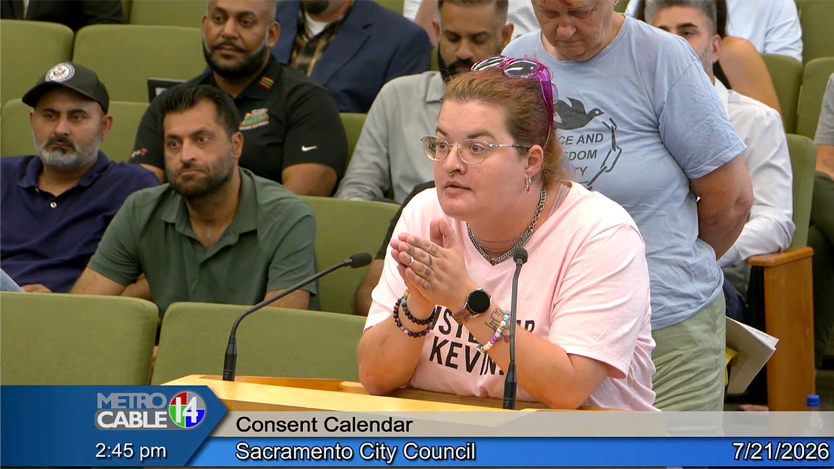 Community members urged Sacramento City Council to reject continued participation in the Central California Intelligence Center during an emotional public comment session