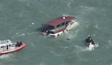 1 dead, 3 missing after boat sinks near Alcatraz Island in San Francisco Bay, officials say