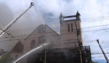 Massive fire destroys Seventh-day Adventist Church