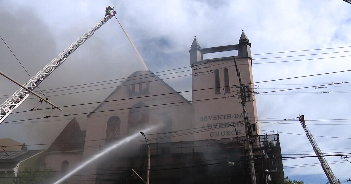 Massive fire destroys Seventh-day Adventist Church