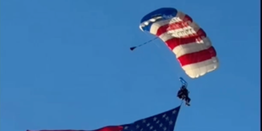Skydiver survives crashing into California rodeo during Fourth of July stunt