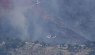 Mines Fire spreads in Santa Clara County east of Mount Hamilton; structures threatened