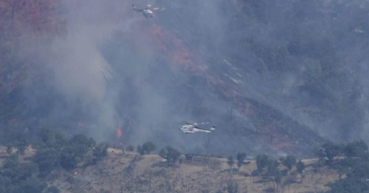Mines Fire spreads in Santa Clara County east of Mount Hamilton; structures threatened