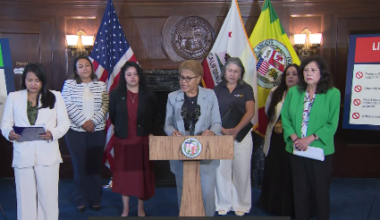 Boyle Heights warehouse rebuilding plans on hold until post-fire cleanup is complete, Bass says