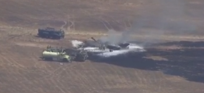 Crews respond to 'aircraft mishap' at San Diego-area base