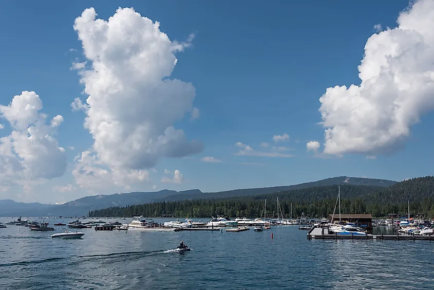 Harbor near Tahoe City, California.