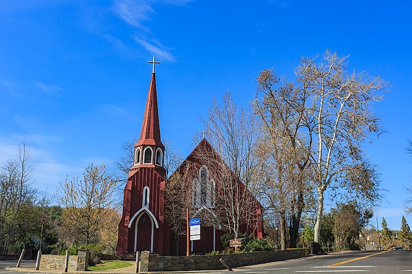 St. James Episcopal Church in Sonora, California.