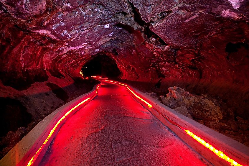 Lava Beds National Monument near Tulelake, California.