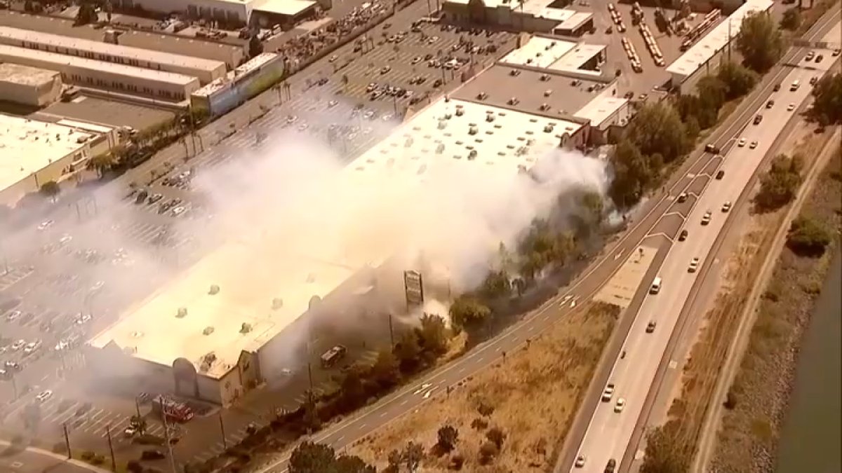 Multiple small fires in National City along SR-54 – NBC 7 San Diego