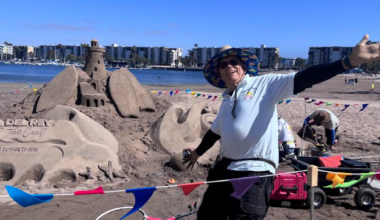 Venice Shorts: Outstanding Sand Castling at Mother’s Beach