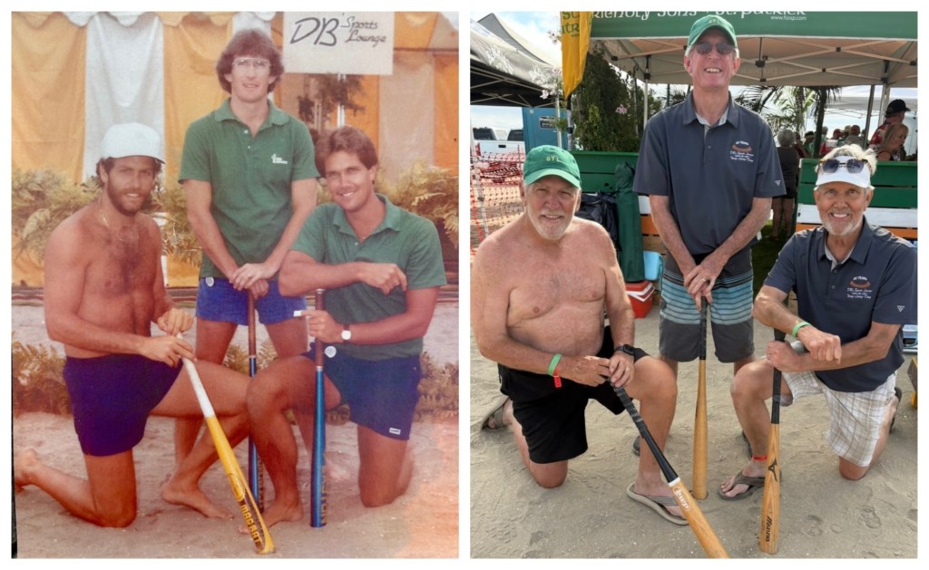 Three friends celebrate 50 Years at San Diego's Over-the-Line tournament