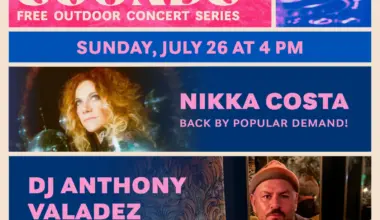 Nikka Costa and DJ Anthony Valadez at Summer Sounds