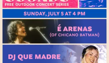 É Arenas (of Chicano Batman) and DJ Que Madre at Summer Sounds