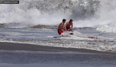 Dramatic California beach rescue caught on video as powerful surf, rip currents hit coast