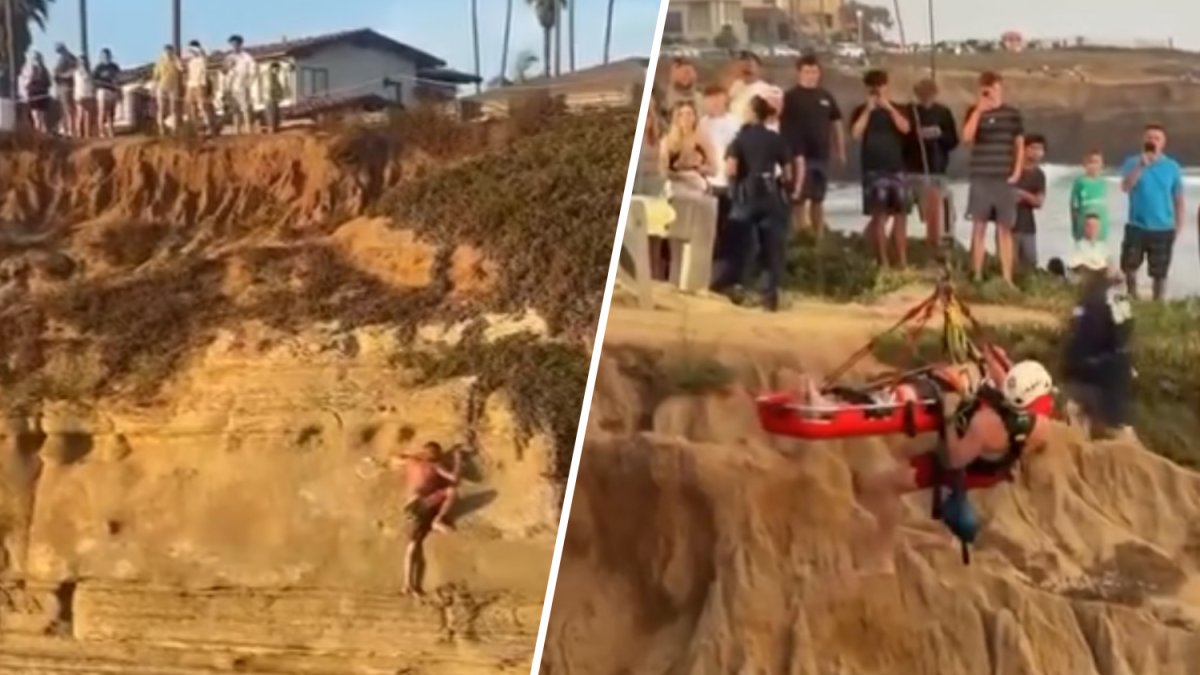 First responders busy with 2 back-to-back cliff rescues at Sunset Cliffs – NBC 7 San Diego