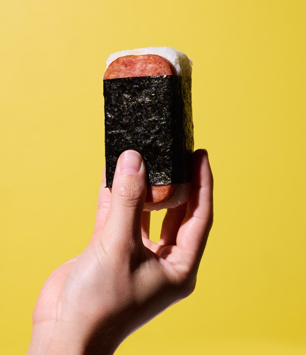 A SPAM Musubi from L&L Hawaiian Barbecue. (Matt Armendariz)