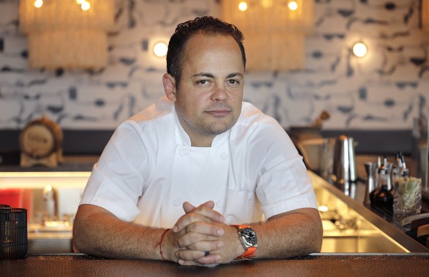 Robert Alcocer is the executive chef of Michelin-recommended Valle, a contemporary Mexican tasting-menu restaurant in Oceanside (John Gastaldo / For the Union-Tribune)
