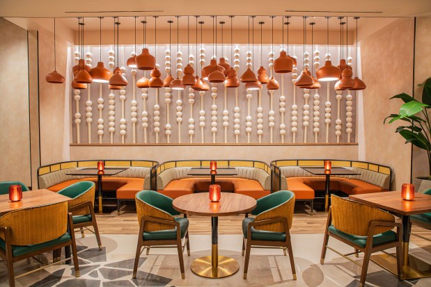 The dining room at Tierra y Mar, a new Baja-inspired restaurant at Harrah's Resort Southern California in Valley Center. (Harrah's)