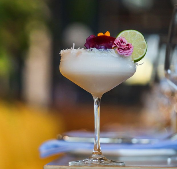 A tropical cocktail at Arlo ressyurant, prepared for the Tiki Oasis convention at the Town & Country Resort in San Diego. (Tim Hardy)
