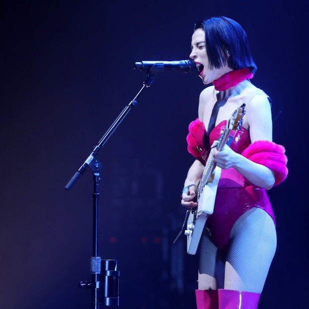 Shape-shifting music maverick St. Vincent has won six Grammy Awards, with three of those wins in 2025 alone. (File photo)