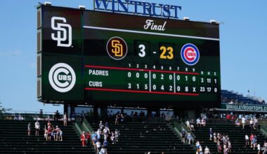 Cubs hand skidding Padres the most lopsided loss in franchise history