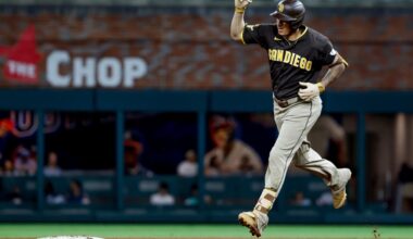 Manny Machado homers twice, Walker Buehler rebounds, as Padres even series against Braves