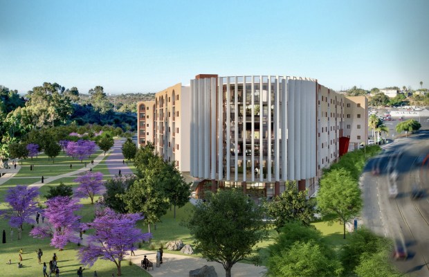 A rendering of the planned Refugee and Immigrant Cultural Hub. (Courtesy of PANA)
