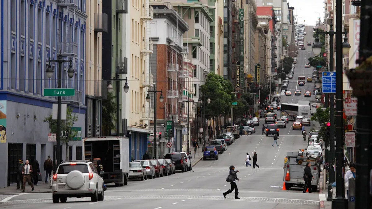 city view of tenderloin neighborhood streets