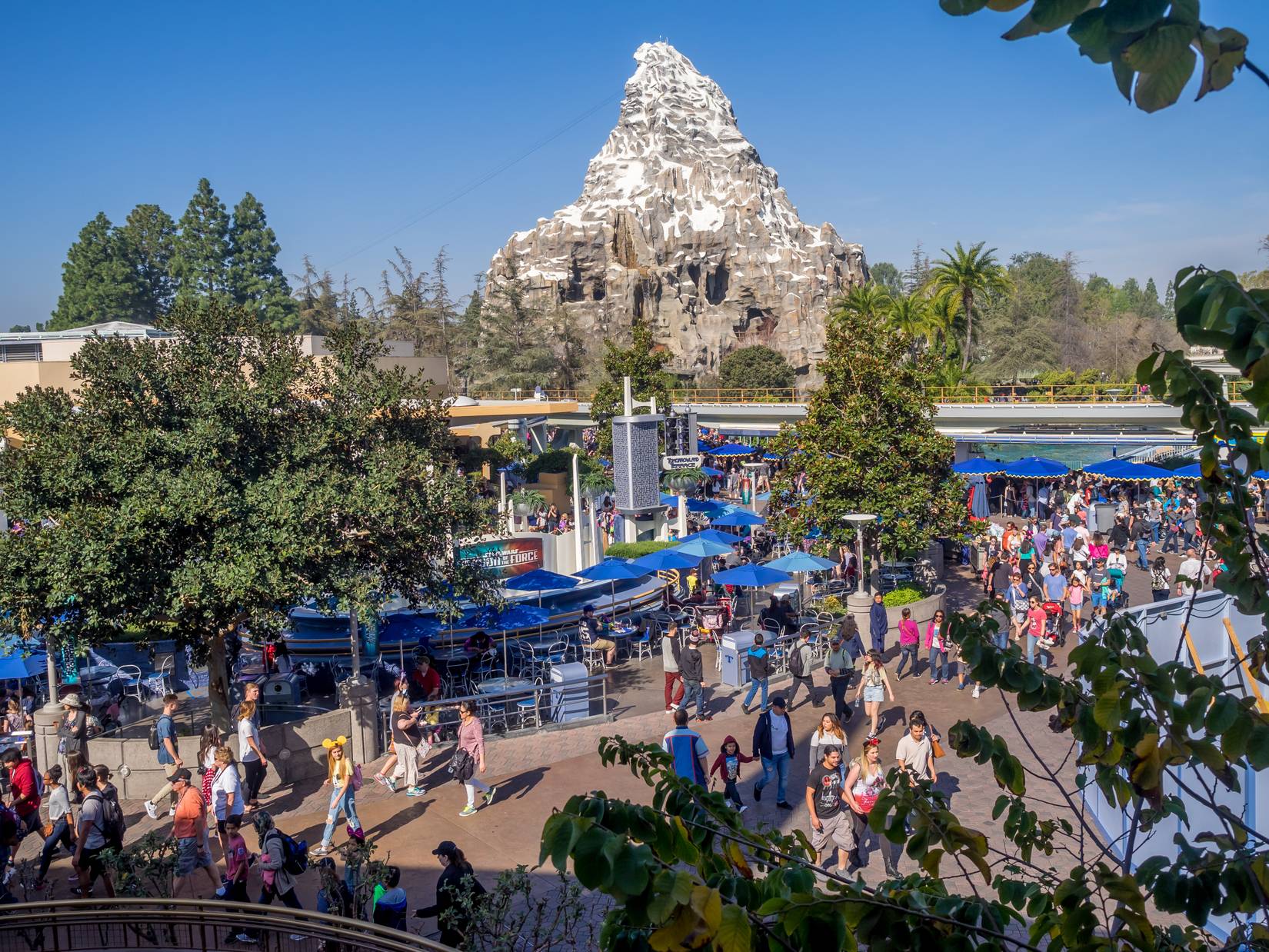Tomorrowland at Disneyland in California