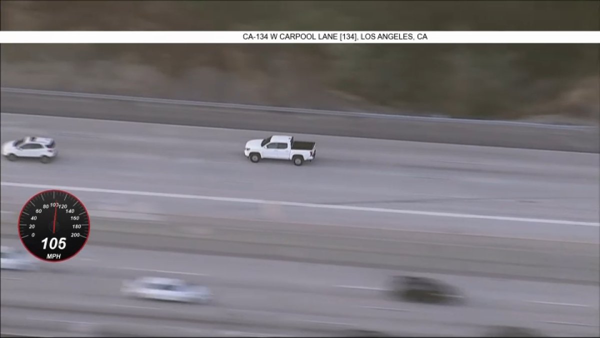 Driver ditches truck after chase ends in Glendale – NBC Los Angeles