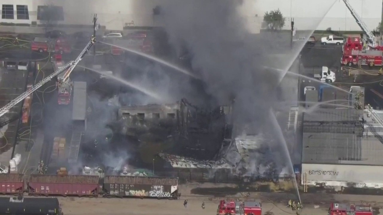 Warehouse in Vernon destroyed by fire