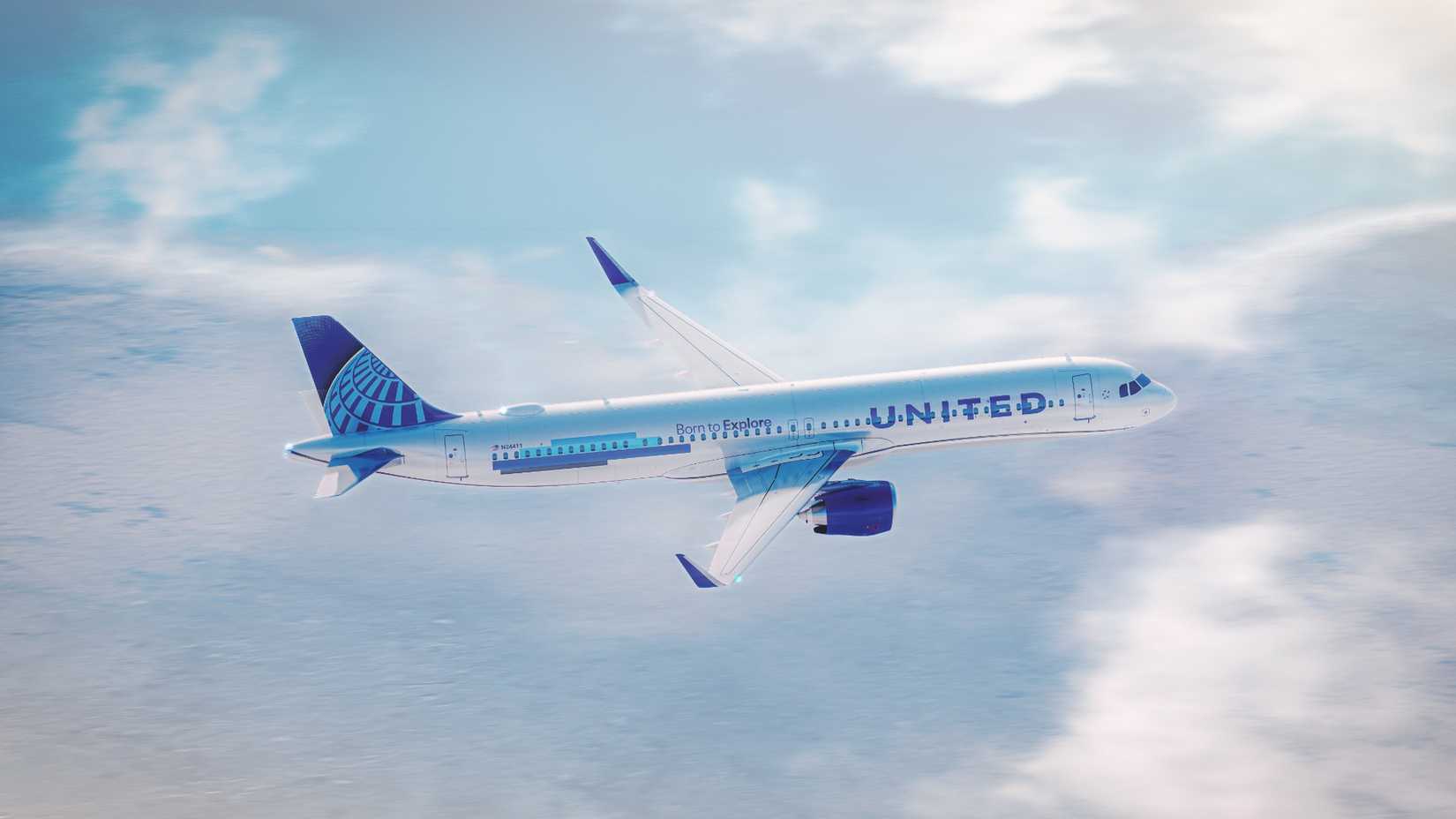 United Airlines Airbus A321XLR Inflight Rendering