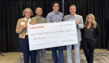 Laserfiche celebrates 50 years with $50,000 gift to support Miller Children’s & Women's Hospital • Brand stories