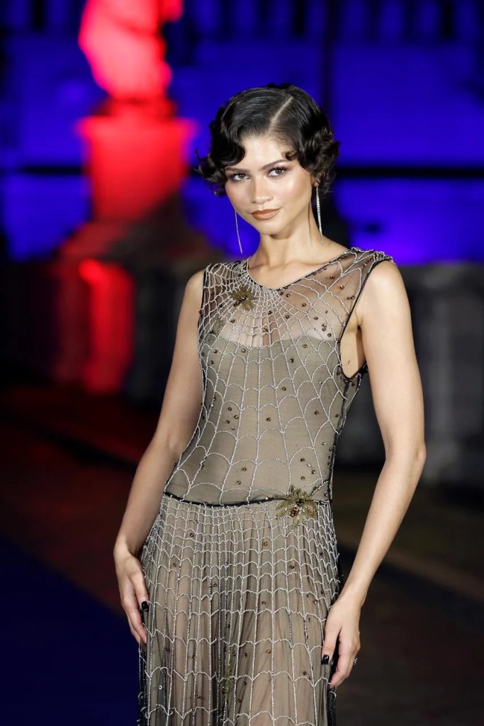 Tiffany ambassador Zendaya wearing Tiffany Elsa Peretti snake earrings. Source: Tiffany & Co.
