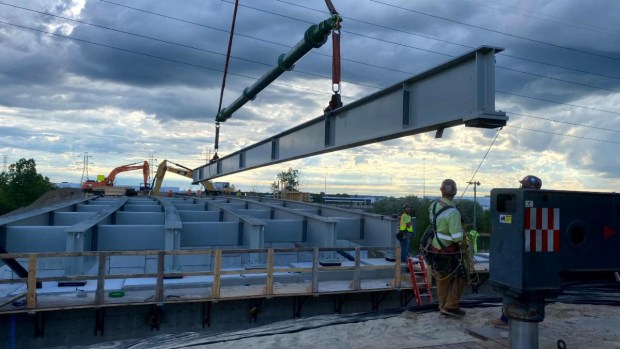 Planned bridge reopening to traffic is scheduled for December.Photo courtesy City of Pontiac