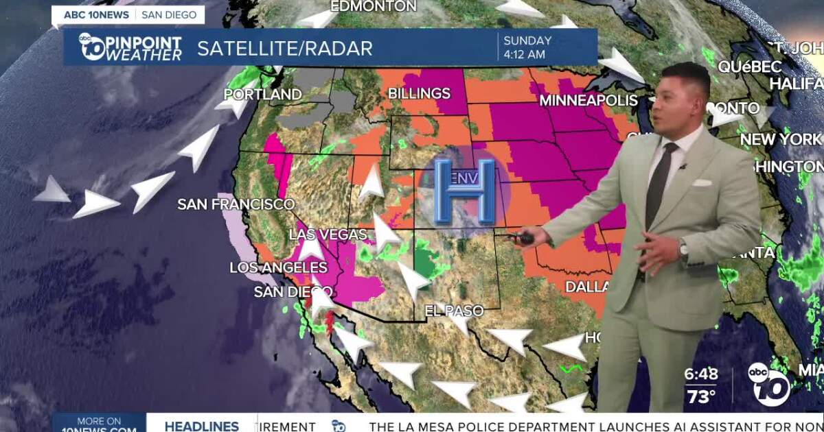 Hotter weather is on the way next week
