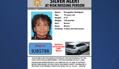Silver Alert activated for woman, 79, in San Diego County