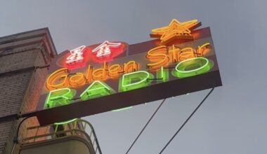 Golden Star Radio's iconic sign gets restoration
