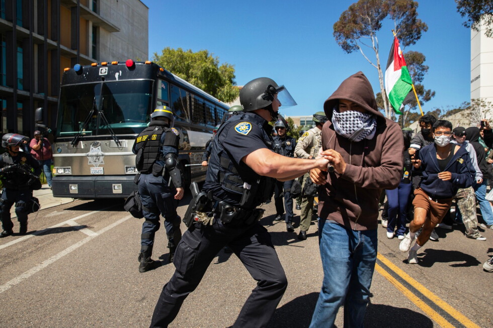 California colleges reveal military weapons stockade