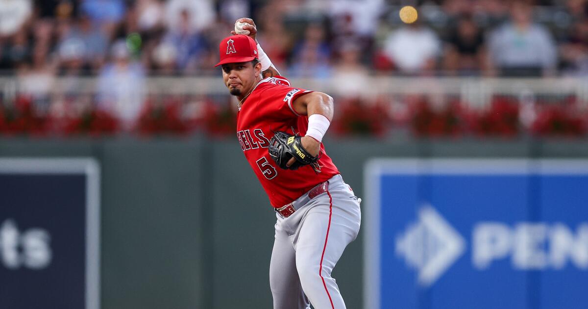 Vaughn Grissom's home run helps Angels beat Twins