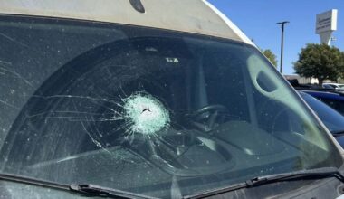 Metal pole pierces windshield, hits pregnant driver on SoCal freeway