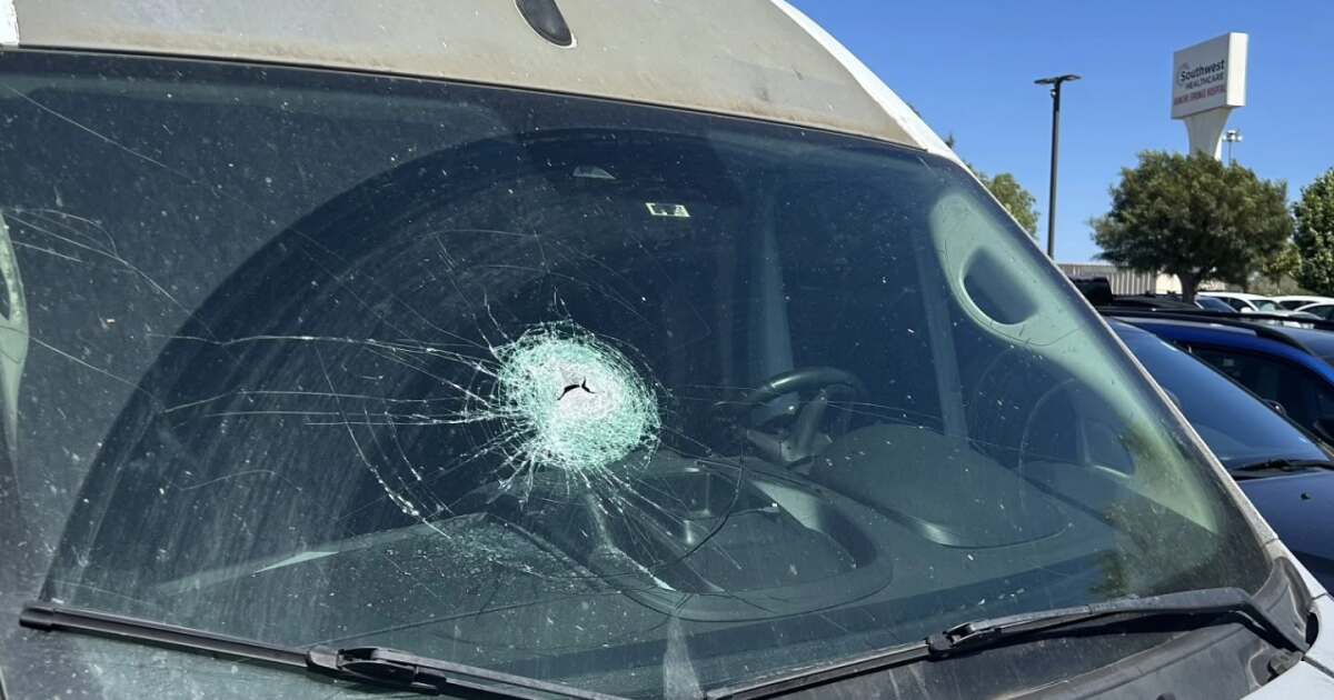Metal pole pierces windshield, hits pregnant driver on SoCal freeway