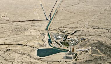 Man found dead in intake pond at Mojave Desert water plant