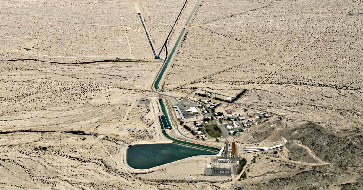 Man found dead in intake pond at Mojave Desert water plant