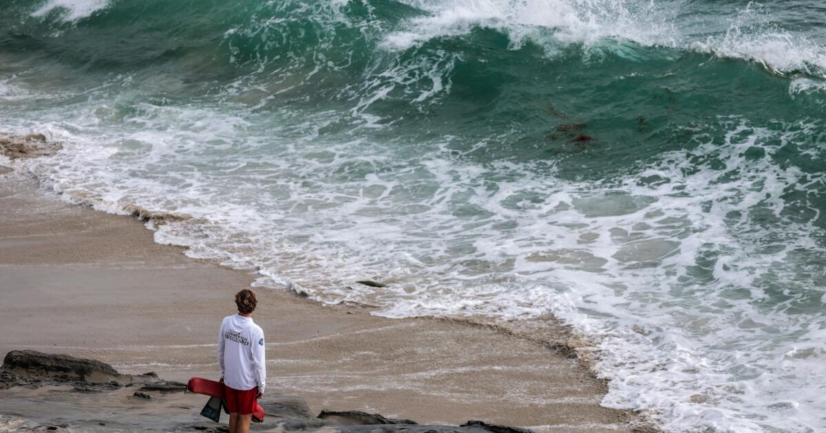 California lifeguards are rescuing thousands during high surf, heat waves this summer