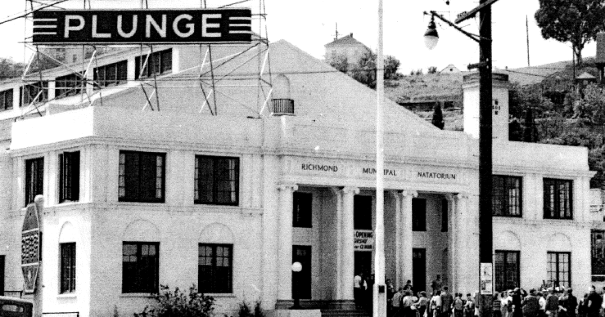 'Where Mermaids Will Sport.' A Bay Area city celebrates its 100-year-old pool